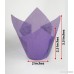 Katgely Purple Tulip Cupcake Liners Medium Height 2.5 to 3.5 Inches Tall (Pack of 200) - B01HFNLHRY